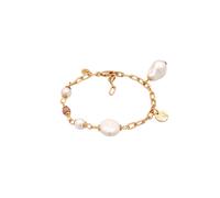 Elli PREMIUM - Bracciale con perle Rhodonite Rosa 925 Sterling Silver Gold-plated Bracciali e Braccialetti 1 pieces female