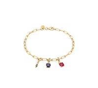 Elli PREMIUM - Bracciale con Pietre Quadrato Tormalina Verde 925 Sterling Silver Bracciali e Braccialetti 1 pieces female