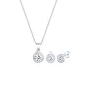 Elli PREMIUM - Catenella a Y con cuore in argento 925 perfetta per combinare Set gioielli 1 pieces female