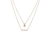 Elli PREMIUM - Collana Layer Moonstone Rainbow 925 Sterling Silver Collane 1 pieces female