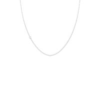 Elli Premium - Collier da donna in argento Sterling 925 placcato oro rosato, con diamante (0,03 ct) bianco, taglio rotondo, argento, colore: argento, cod. 0103380416_45