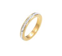 Elli PREMIUM - Cuore con Corona di Cristalli per Bambini in Argento 925 Anelli 1 pieces female