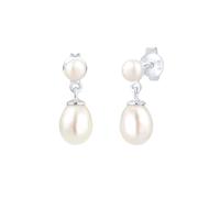 ELLI PREMIUM Orecchini argento / bianco perla Donna ELLI PREMIUM One Size