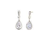 Elli PREMIUM - Orecchino pendente Zirconia Bianco 925 Sterling Silver Orecchini 1 pieces female