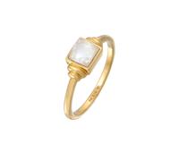 Elli PREMIUM - Orecchini in stile organico barocco con le perle coltivate d'acqua dolce in argento sterlino 925 placcato oro Anelli 1 pieces female
