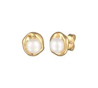 ELLI PREMIUM Orecchini 'PREMIUM' oro / bianco perla Donna ELLI PREMIUM One Size