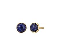 Elli PREMIUM - Orecchino Cerchio Lapis Lazuli Blu 925 Sterling Silver Gold-plated Orecchini 1 pieces female