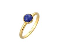 Elli PREMIUM - solitario semplice con pietra lapislazzuli in argento sterling 925 Anelli 1 pieces female