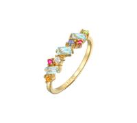 Elli PREMIUM - Zirconia Rubino Sintetico 925 Argento Anelli 1 pieces female