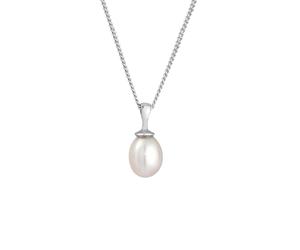 Elli - Senza Tempo Filigrana con Perla d'acqua dolce in Argento Sterling 925 Placcato Oro Collane 1 pieces female