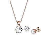Elli Set da Donna in Argento 925 con Cristallo Bianco Brillante