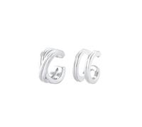 Elli - Set di Auricolari Geo Basic Minimal in argento sterling 925 Orecchini 1 pieces female