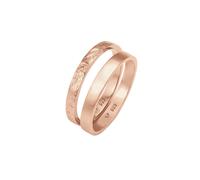 Elli - Set di Base Look Martellato Combinabile in Argento Sterling 925 Anelli 1 pieces female