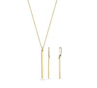 Elli Set di gioielli da donna Basic per donne, elegante in argento sterling 925 placcato oro