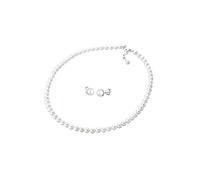 Elli - elegante Set a perno con perle coltivata d'acqua dolce e perle di conchiglia in argento sterling 925 Set gioielli 1 pieces female