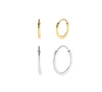 Elli - Set Orecchini 925 Sterling Silver Creoles 1 pieces female