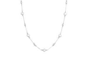 Elli - Sfere Filigrana con perle coltivata d'acqua dolce in Argento Sterling 925 placcto oro Collane 1 pieces female