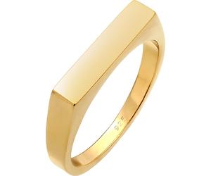 Elli - Sigello Quadrato Design Geo di Base in Argento Sterling 925 Anelli 1 pieces female