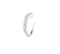 Elli - Singolo Clip per Orecchio con Cristalli di Zirconia in Argento Sterling 925 Earcuff 1 pieces female