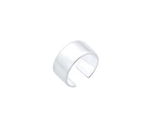 Elli - Singolo Clip per Orecchio di Base Tendenza Largo in Argento Sterling 925 Orecchini 1 pieces female