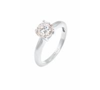 Elli - Solitario Classico con Cristalli di Zirconia in Argento Sterling 925 Anelli 1 pieces female
