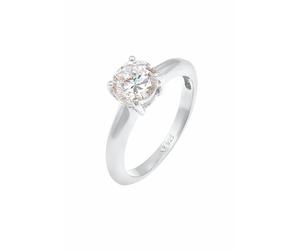 Elli - Solitario Classico con Cristalli di Zirconia in Argento Sterling 925 Anelli 1 pieces female