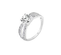 Elli - solitario pieno di fascino con cristallo in Argento Sterling 925 Anelli 1 pieces female