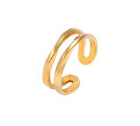 Elli - Struttura ata doppia fila in Argento Sterling 925 regolabile Anelli 1 pieces female