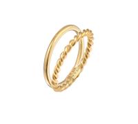 Elli - Twisted Basic Set di 2 in Argento Sterling 925 Anelli 1 pieces female