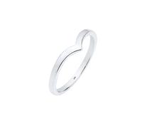 Elli - V-Forma Impilamento Tendenza in Argento Sterling 925 Anelli 1 pieces female