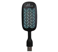 Ellia by HoMedics Unwind USB Diffuser, Profumatore per Automobile, Diffusore Profumo per Auto, Deodorante Ricaricabile per Oli Essenziali, Cromoterapia, Nero
