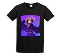 Ellie Goulding Brightest Blue Music for Calm Men's Cotton T-Shirt Black Shirt Top Tee L