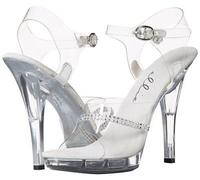 Ellie M-JEWEL Trasparente Strass Festa Dance Costume 5 " Tacco Alto Scarpe