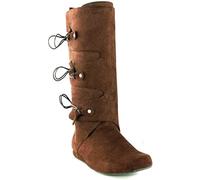 Ellie Marrone Rinascimento Mocassino Peter Pan Costume Halloween Da 111-THOMAS