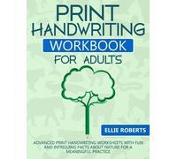 Ellie Roberts Print Handwriting Workbook for Adults (Tascabile)
