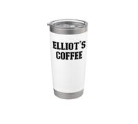 Elliot Caffè Elliot Nome Personalizzato Bicchiere termico in acciaio inox doppia parete