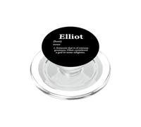 Elliot Definizione di Dio Divertente Nome Compleanno Elliot Pride PopSockets PopGrip per MagSafe