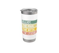 Elliot The Man The Myth The Legend Citazione personalizzata divertente Bicchiere termico in acciaio inox doppia parete