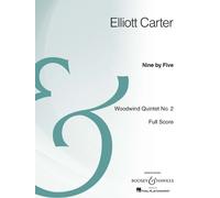 Elliott Carter Nine by Five (Sheet Music)