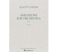 Elliott Carter Variations for Orchestra (1967) (Sheet Music)