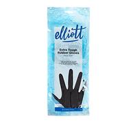 Elliott - Guanti di Gomma Spessa, 2 Pezzi, M, Colore: Nero