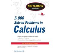 Elliott Mendelson Schaum's 3,000 Solved Problems in Calculus (Tascabile)