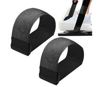 Ellipse - Cinghie a pedale per esercizi di gambe, strumento di allenamento regolabile, a pedale per piedi in 2 pezzi, per donne, uomini, anziani, casa, posto di lavoro,