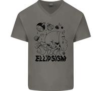 Ellipsism Missing Out On The Future Uomo V-Neck In Cotone T-Shirt