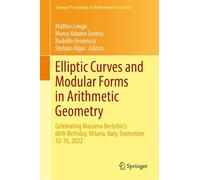 Elliptic Curves and Modular Forms in Arithmetic Geometry: Celebrating Massimo Bertolini's 60th Birthday, Milano, Italy, September 12-16, 2022