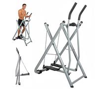 Elliptical Glider Machine, Ellipse Cross Trainer pieghevole con passo da 76,2 cm, esercizi cardio per tutto il corpo, per casa, ufficio, palestra