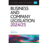 Ellis Business and Company Legislation 2024/2025 (Tascabile)