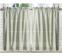Ellis Curtain Stacey Balloon Valance, Sage, 56 x 36 Tiers