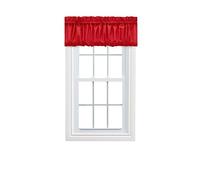 Ellis Curtain Stacey mantovana Palloncino, Tessuto, Rosso, W 15" x L 60" (1 Panels)