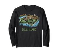 Ellis Island New York Maglia a Manica